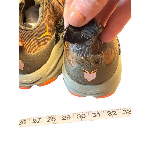 Hoka One One Speedgoat 5 Trail Running Shoes Brown Orange Camo Mens 10.5D main image 6